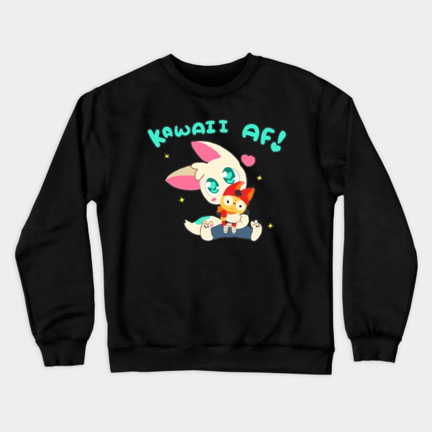 Pip - Kawaii af Crewneck Sweatshirt by TheDragonHat Merch